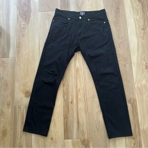 H&M Men's Black Straight Jeans Slim Fit Size 32/30